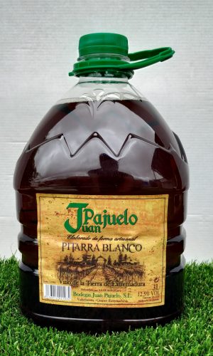 Vino Pitarra blanco. Garrafa de 3 litros